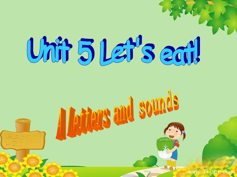 PEP小学英语三年级上册课件：unit5 Lets eat A Letters and sounds.ppt_第1页