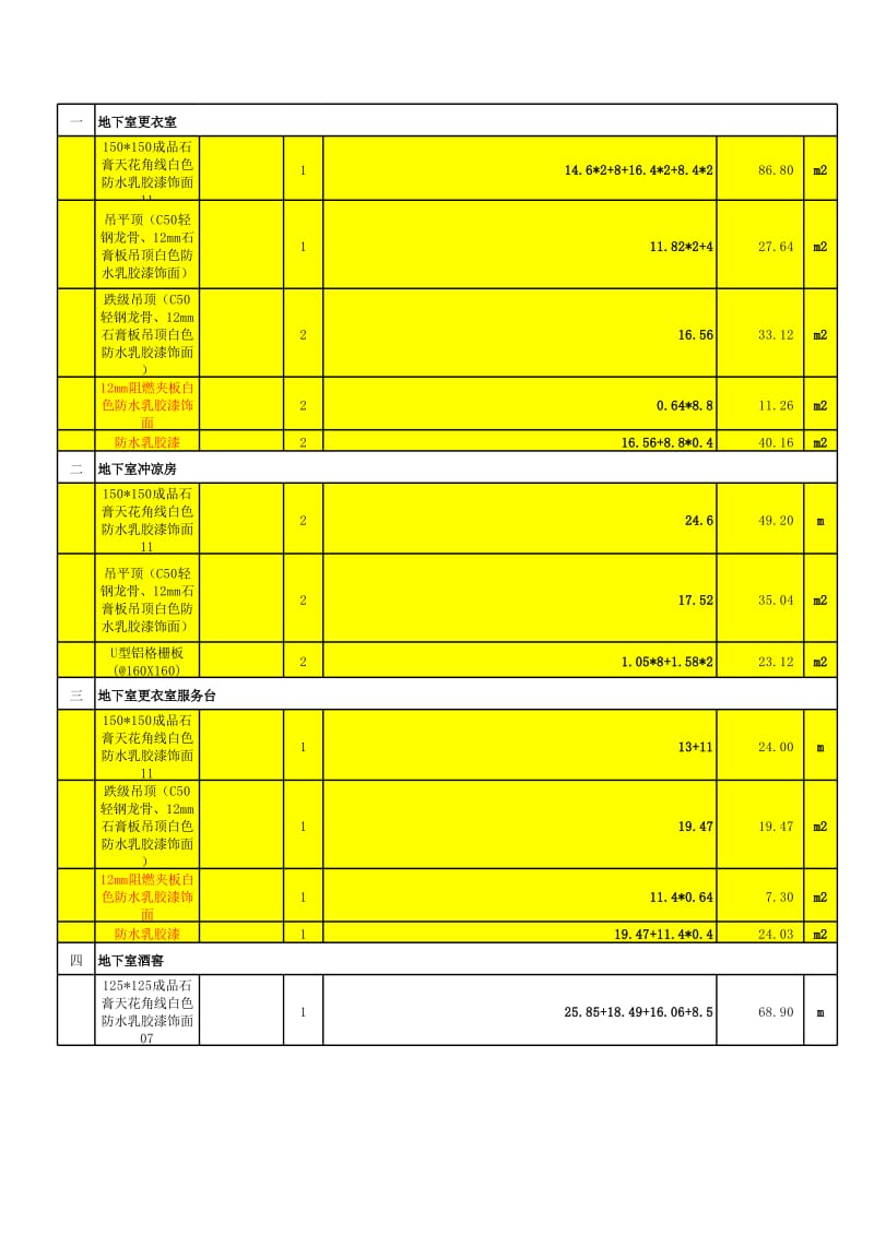 工程量计算书模板.xls_第2页