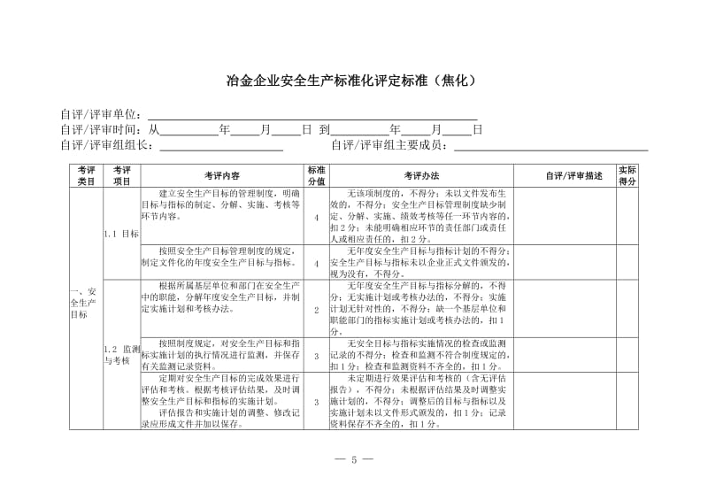 冶金企业安全生产标准化评定标准（焦化.doc_第3页