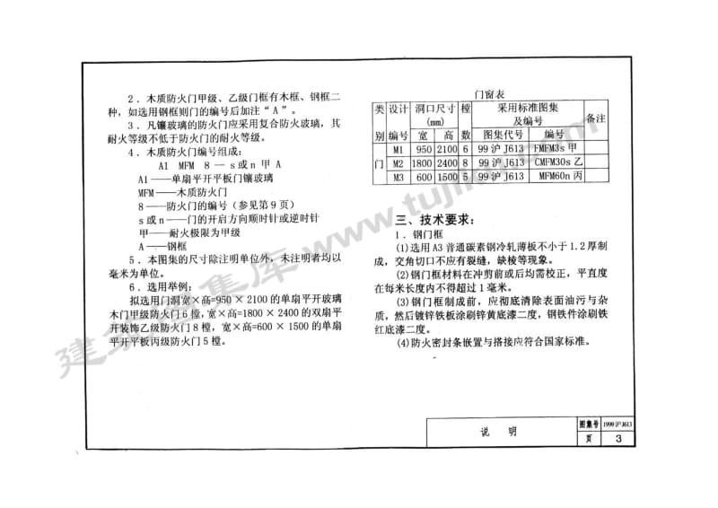 1999沪J613 木质防火门.pdf_第3页