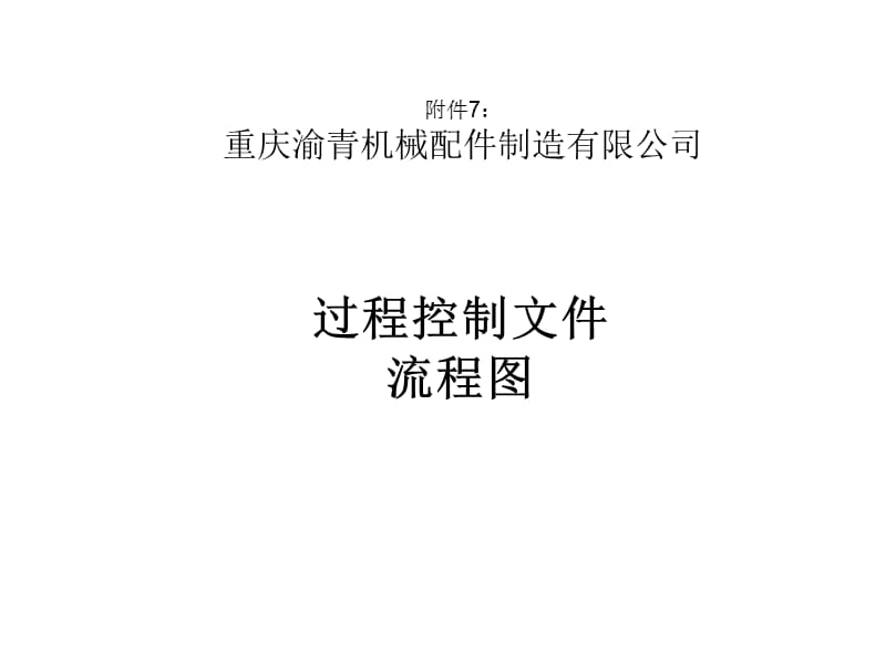 附件七：过程控制文件流程图.ppt_第1页