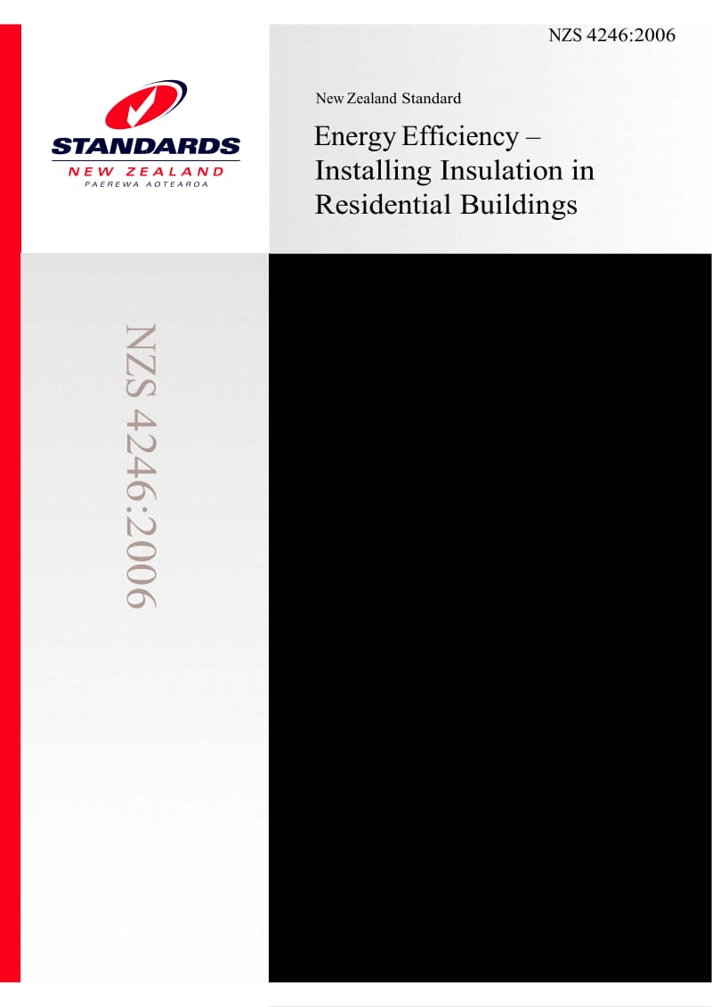 【AS澳大利亚标准】AS NZS 4246-2006 Energy Efficiency - Installing Insulation in Residential Buildings.doc_第1页