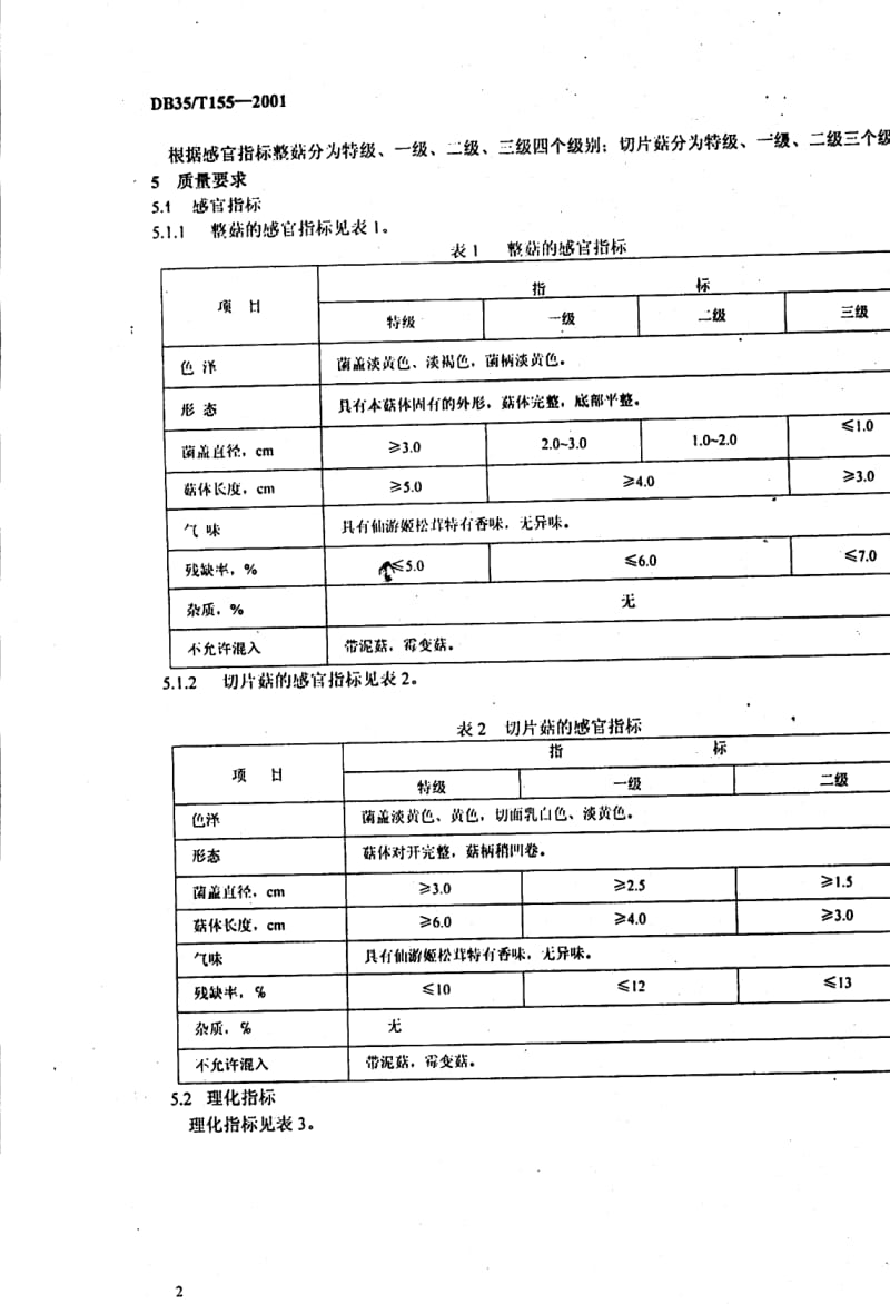 DB地方标准--DB35T 155-2001 仙游姬松茸.pdf_第3页