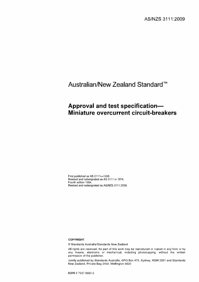 AS NZS 3111-2009 Approval and test specification-Miniature overcurrent circuit-breakers.pdf_第3页
