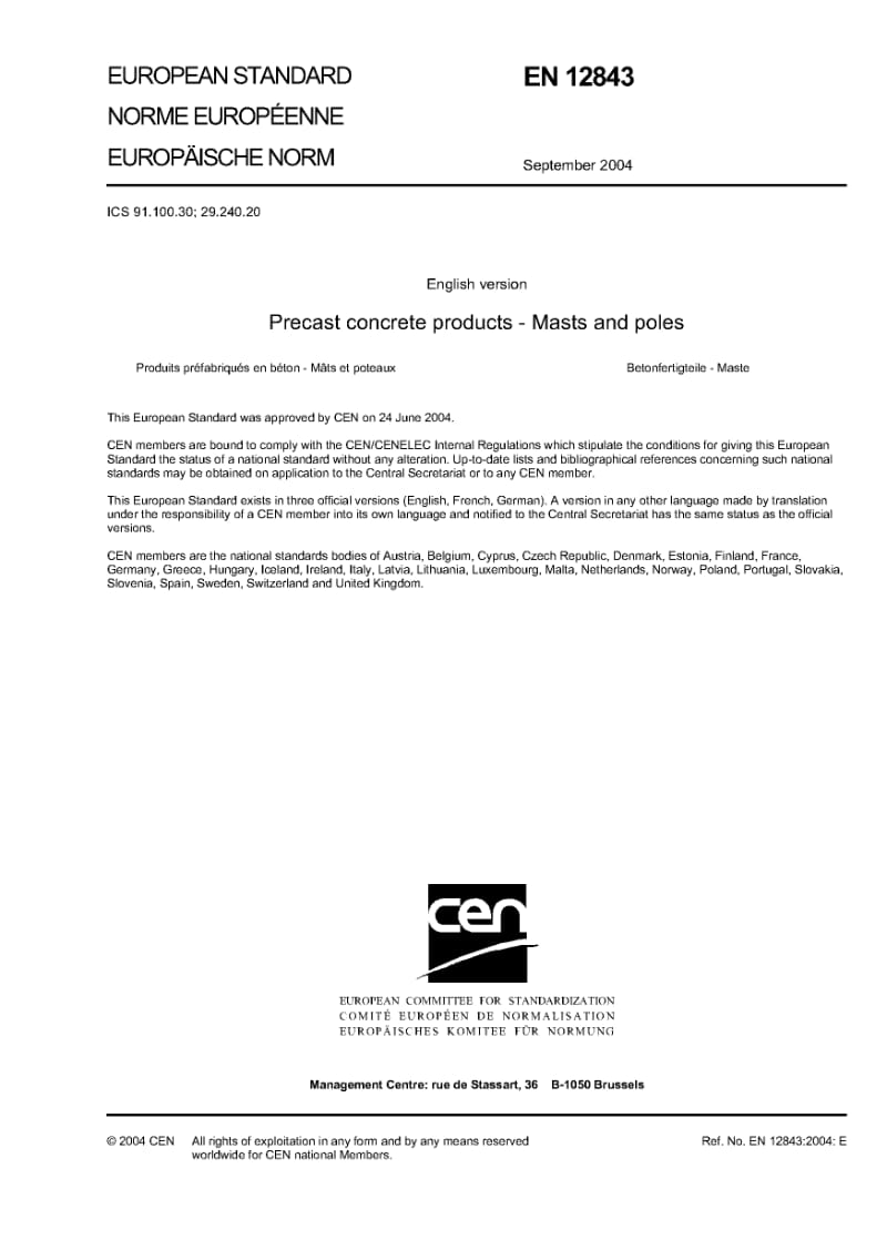 BS EN 12843-2004 预制混凝土制品.电线杆1.pdf_第3页