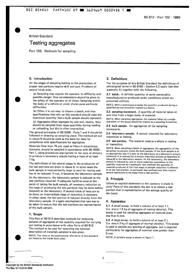 BS 812-102-1989 集料试验.第102部分取样方法2.pdf_第3页