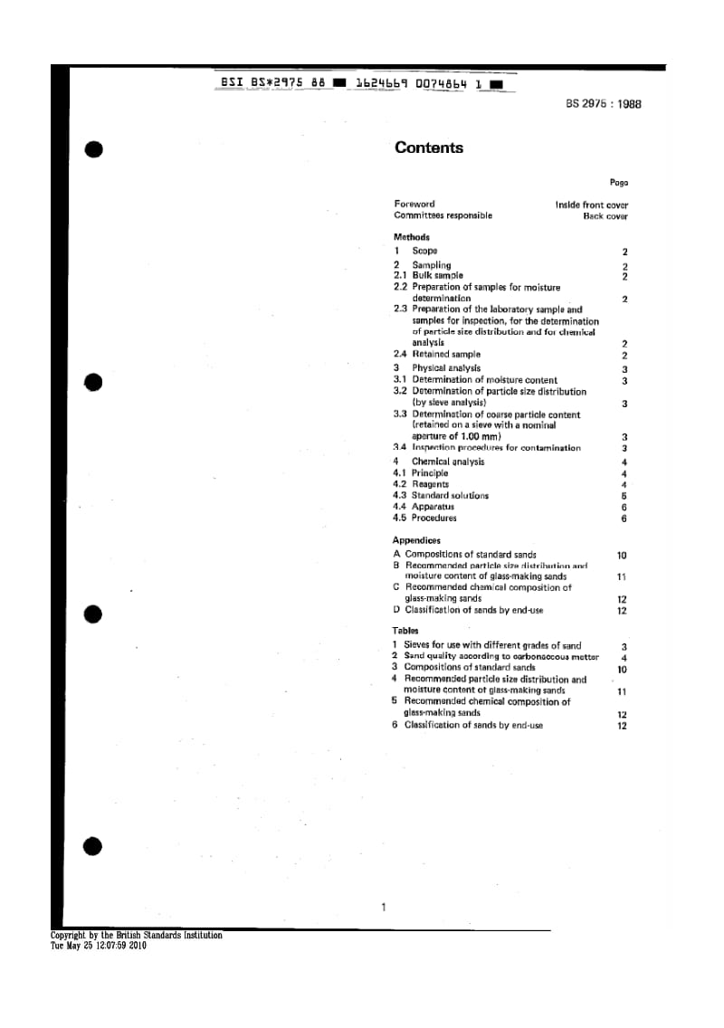 BS 2975-1988 玻璃制造用砂的取样和分析方法1.pdf_第3页
