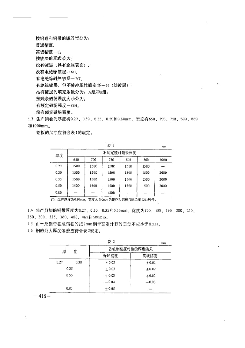GOST 21427.1-1983 中文版 冷轧各向异性电工薄板技术条件.pdf_第2页
