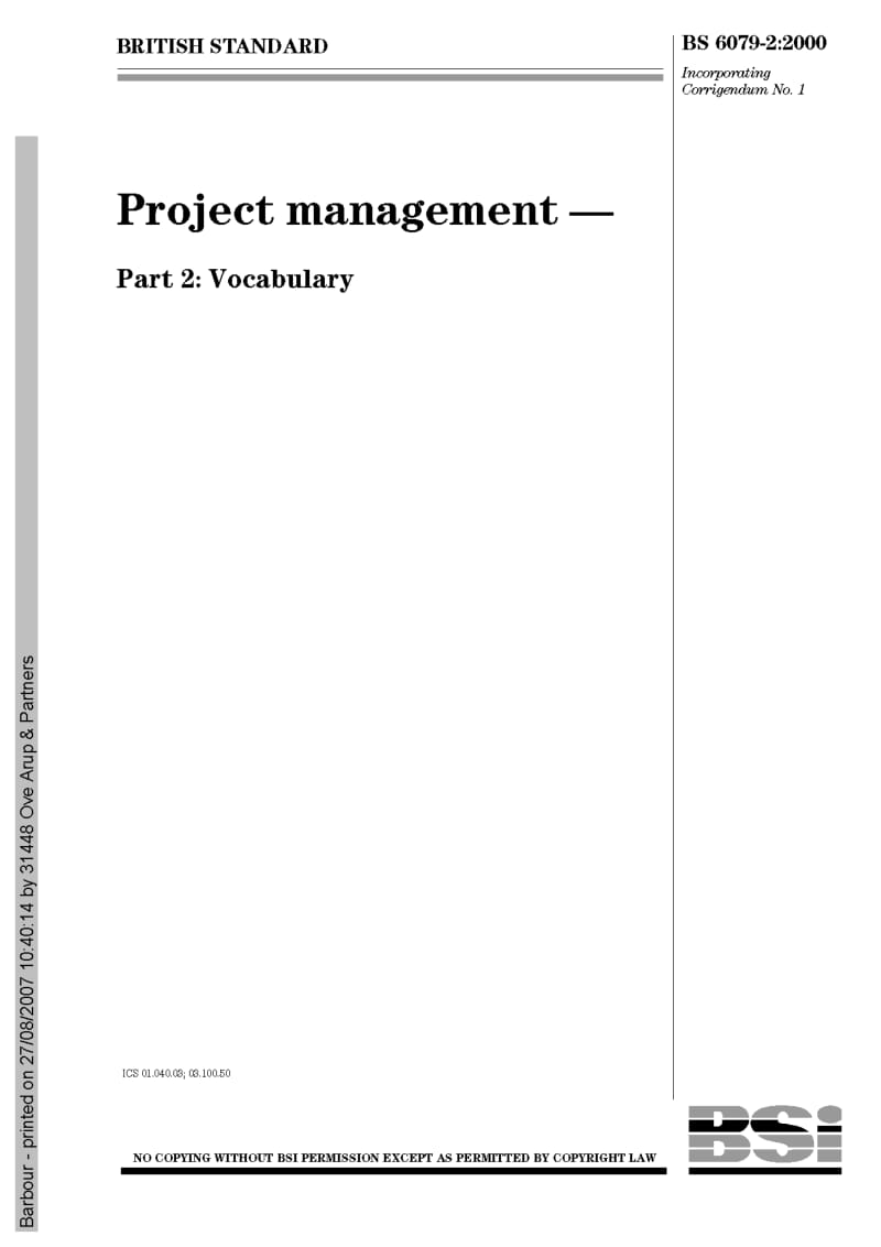 BS 6079-2-2000 Project management. Vocabulary.pdf_第1页