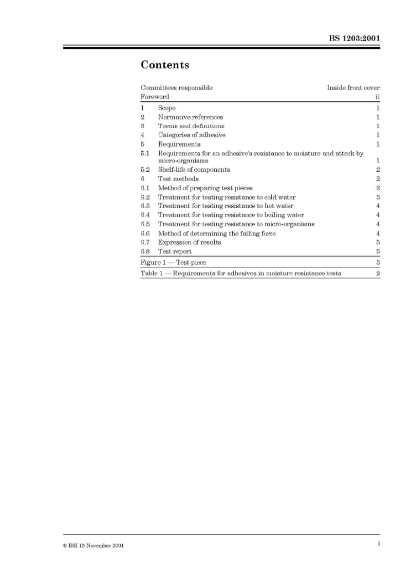 BS 1203-2001 热固酚醛和氨基塑料木材胶粘剂.分类和试验方法.pdf_第3页