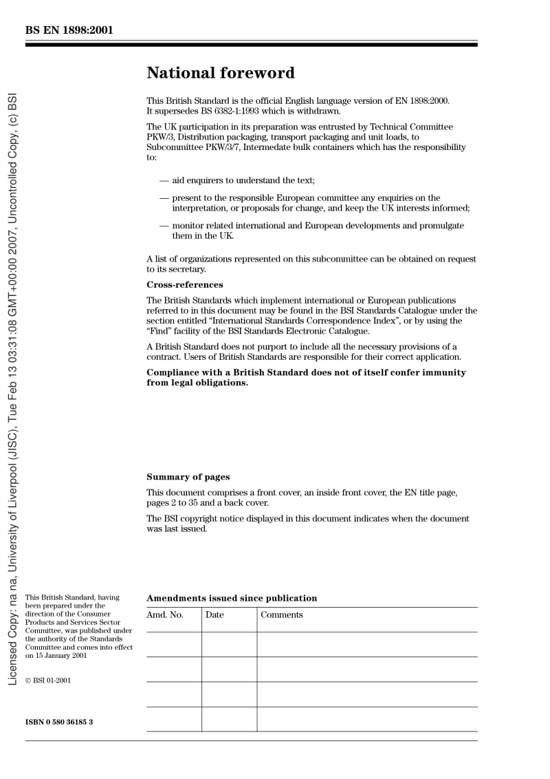 BS EN 1898-2001 Specifications for flexible intermediate bulk containers(FIBCs) for non-dangerous Goods.pdf_第2页