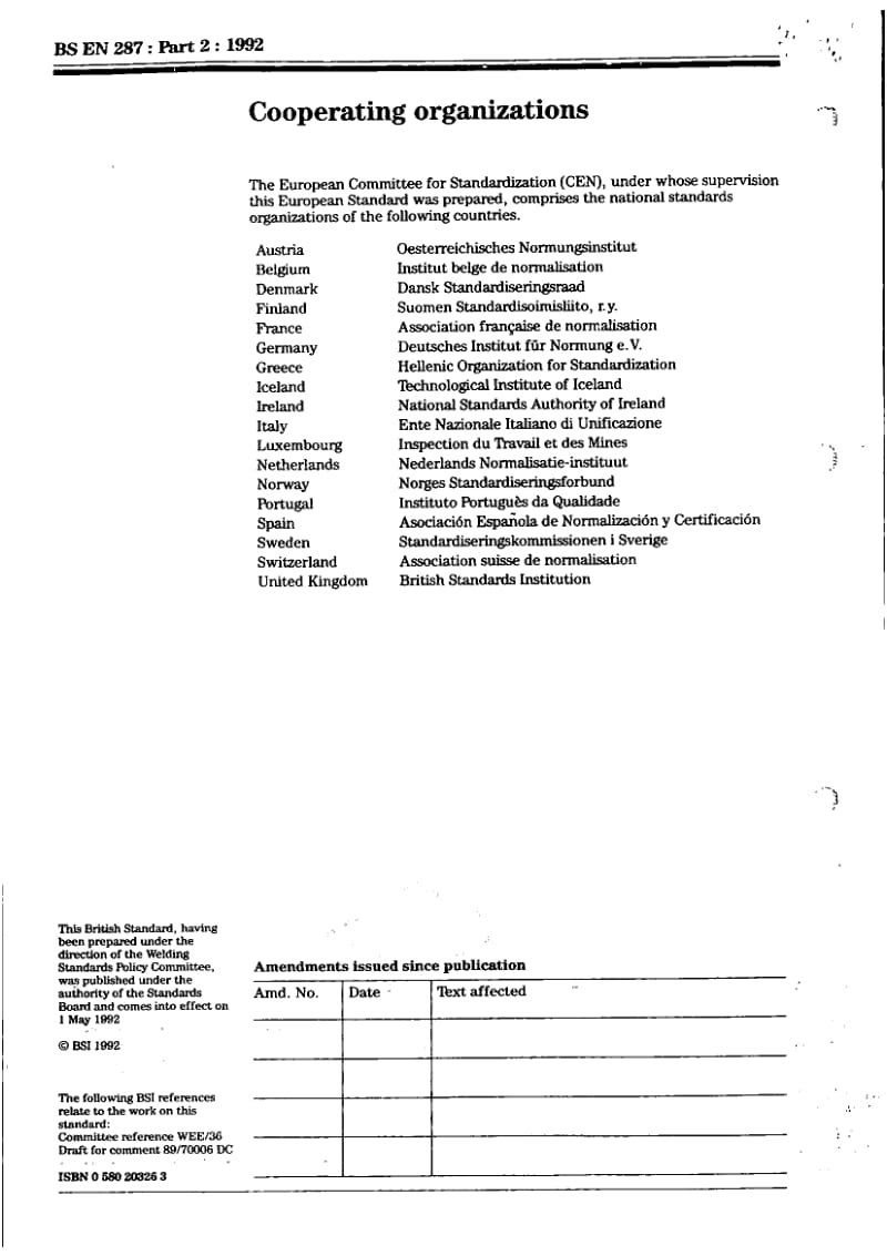 BS EN 287-2-1992 焊工的鉴定考查—熔焊 钢以外的部分.pdf_第2页