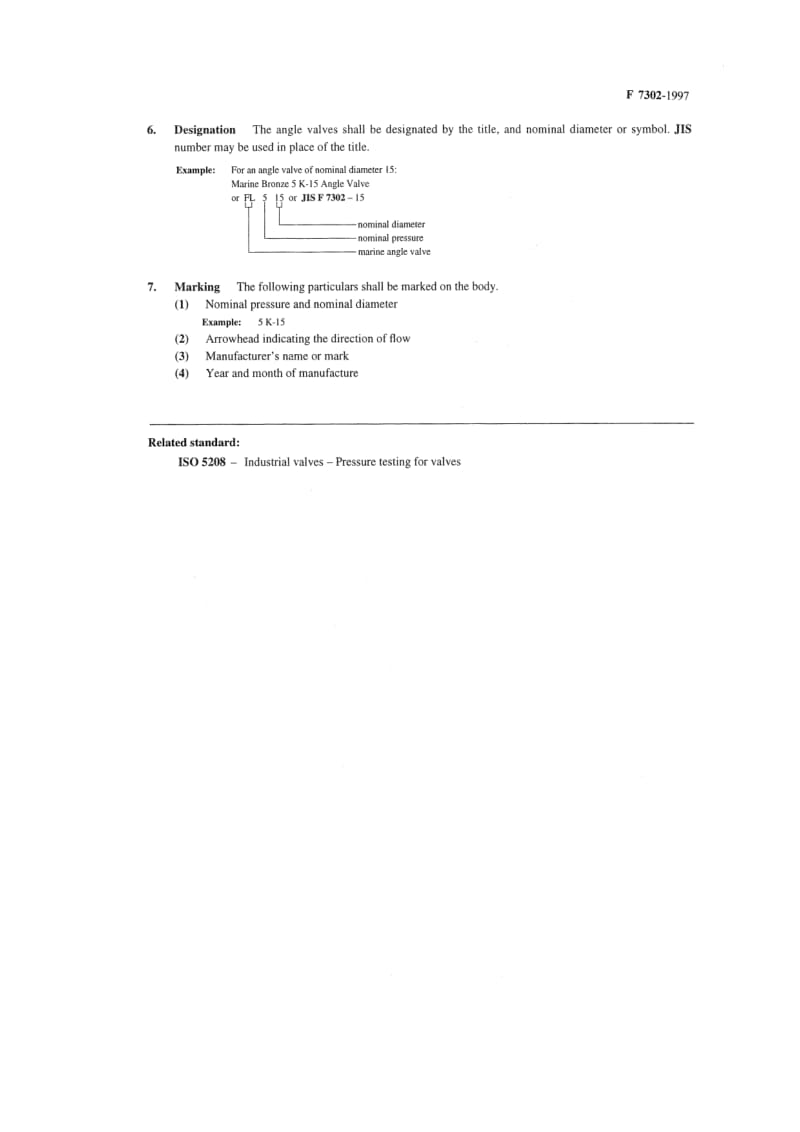 JIS F7302-1997 英文版 造船.5K青铜角阀1.pdf_第2页