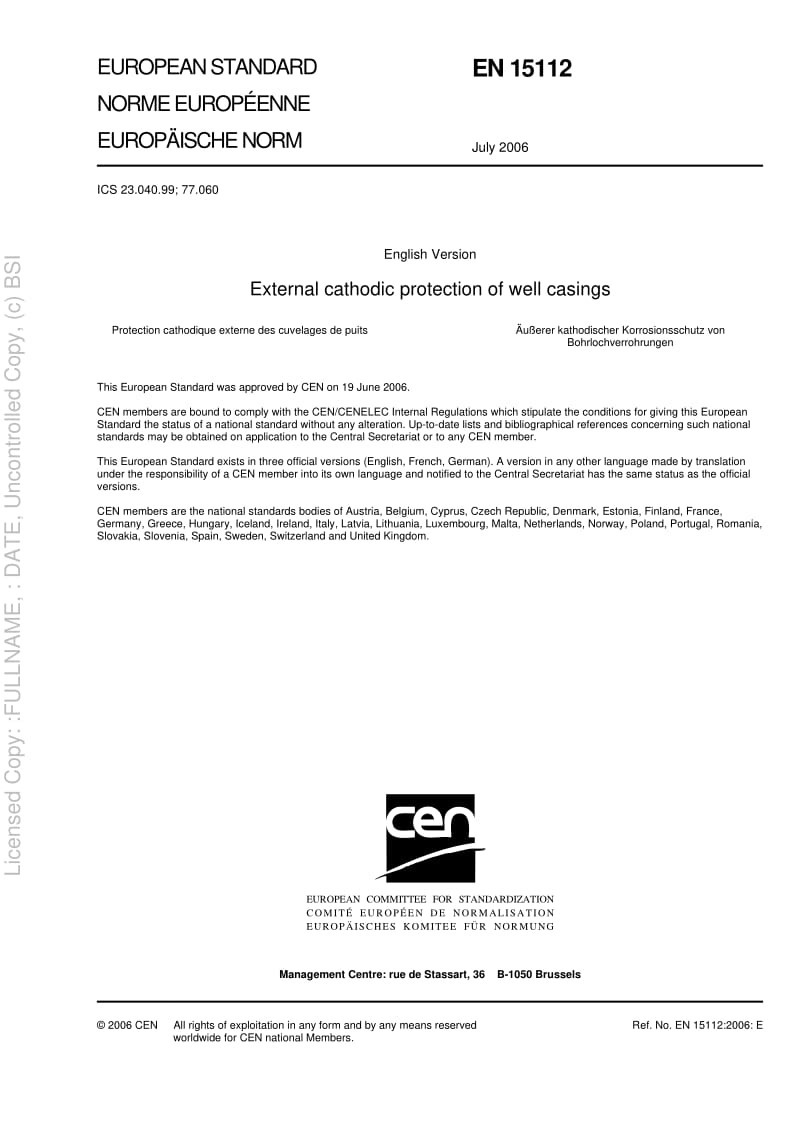 BS EN 15112-2006 External cathodic protection of well casing.pdf_第3页