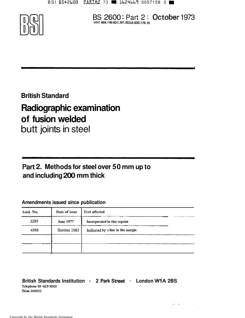 BS 2600 PART 2-1973焊缝的无损检验.pdf_第3页
