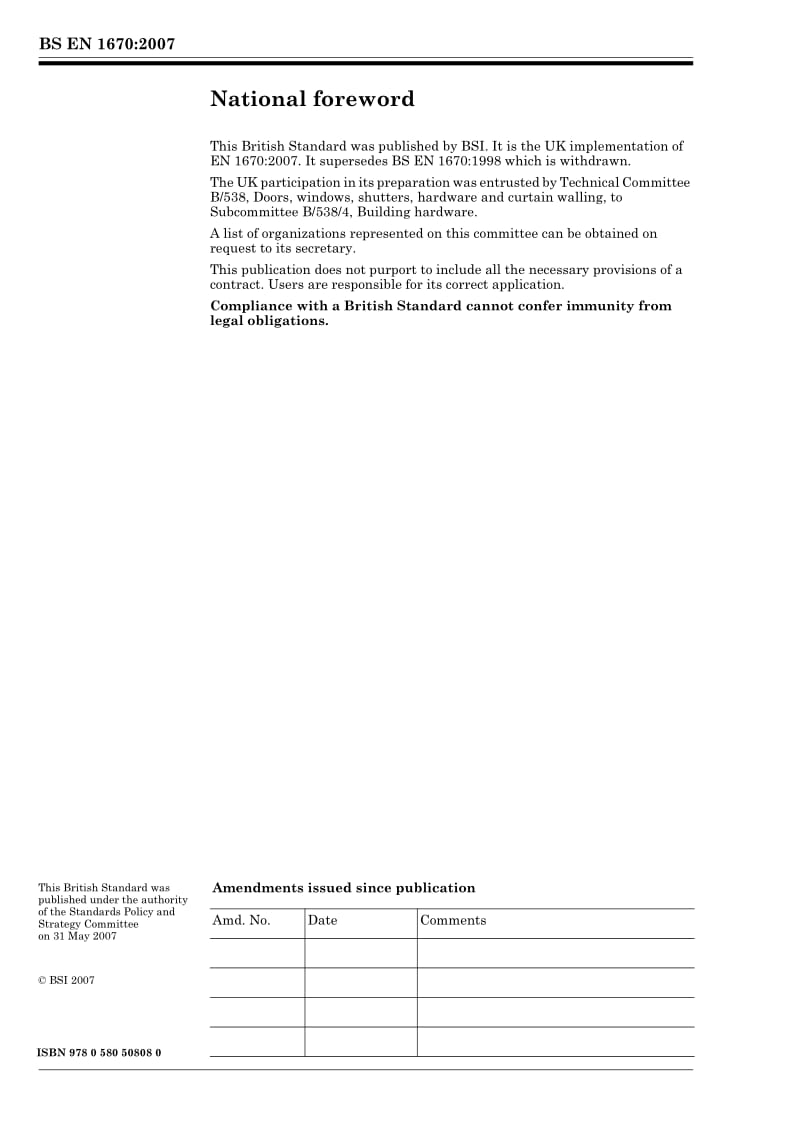 BS EN 1670-2007 建筑五金腐蚀抗性要求和测试方法.pdf_第2页