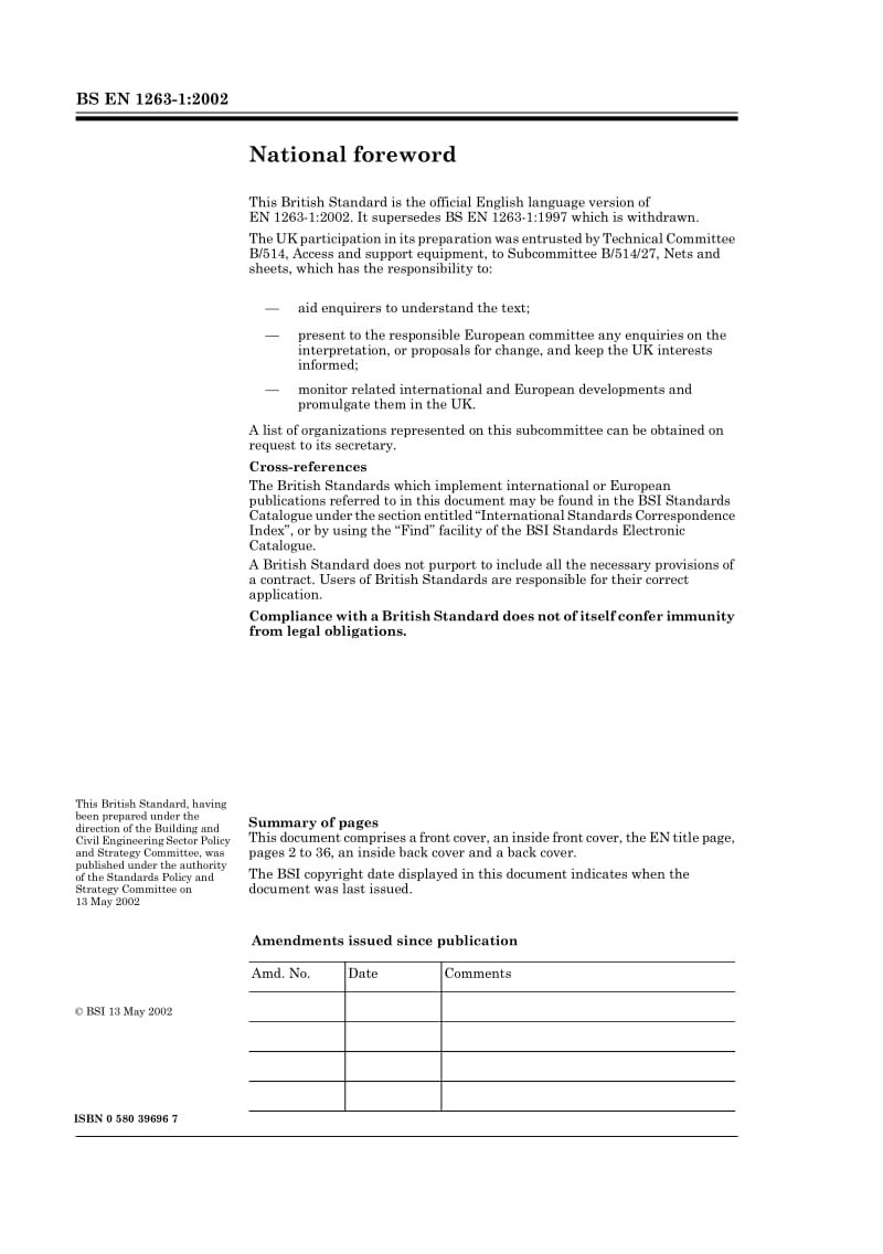 BS EN 1263-1-2002 安全网.安全性要求.试验方法.pdf_第2页