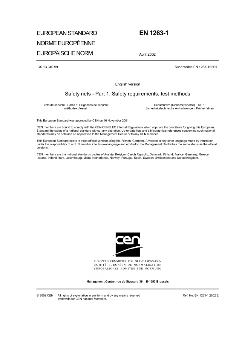 BS EN 1263-1-2002 安全网.安全性要求.试验方法.pdf_第3页