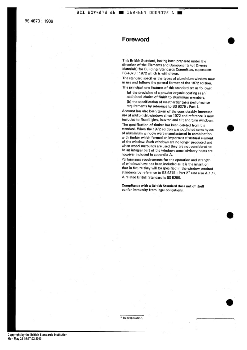 BS 4873-1986 Specification for aluminium alloy windows1.pdf_第2页