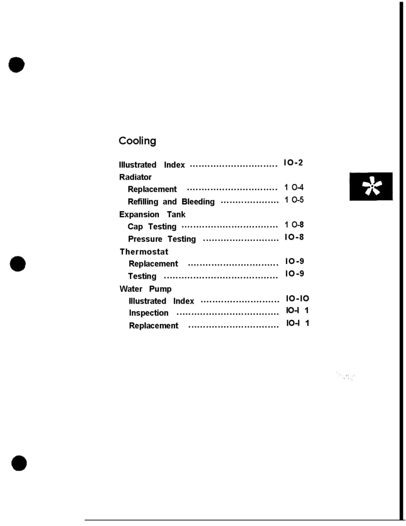 Honda Nsx Service Manual 1991-Cooling System.pdf_第1页