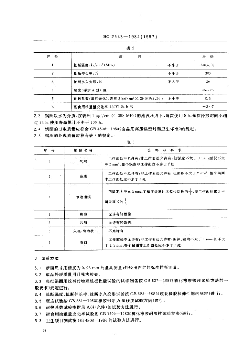 24422日用压力锅橡胶密封圈标准HG 2943-1984(1997).pdf_第2页