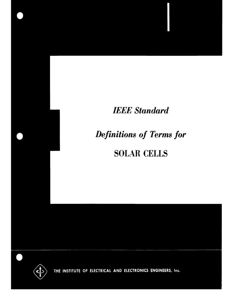 IEEE Standard Defitions of terms for solar cells.pdf_第1页
