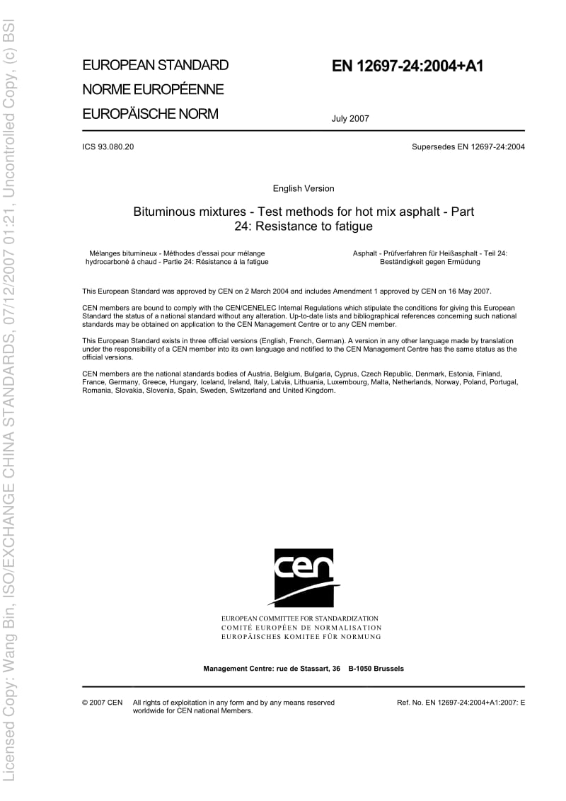 BS EN 12697-24-2004 沥青混合料.热混沥青的试验方法.抗疲劳性.pdf_第3页