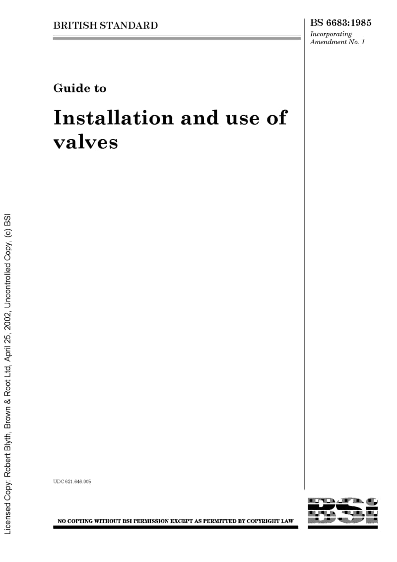 BS 6683-1985 Guide to installation and use of valves.pdf_第2页