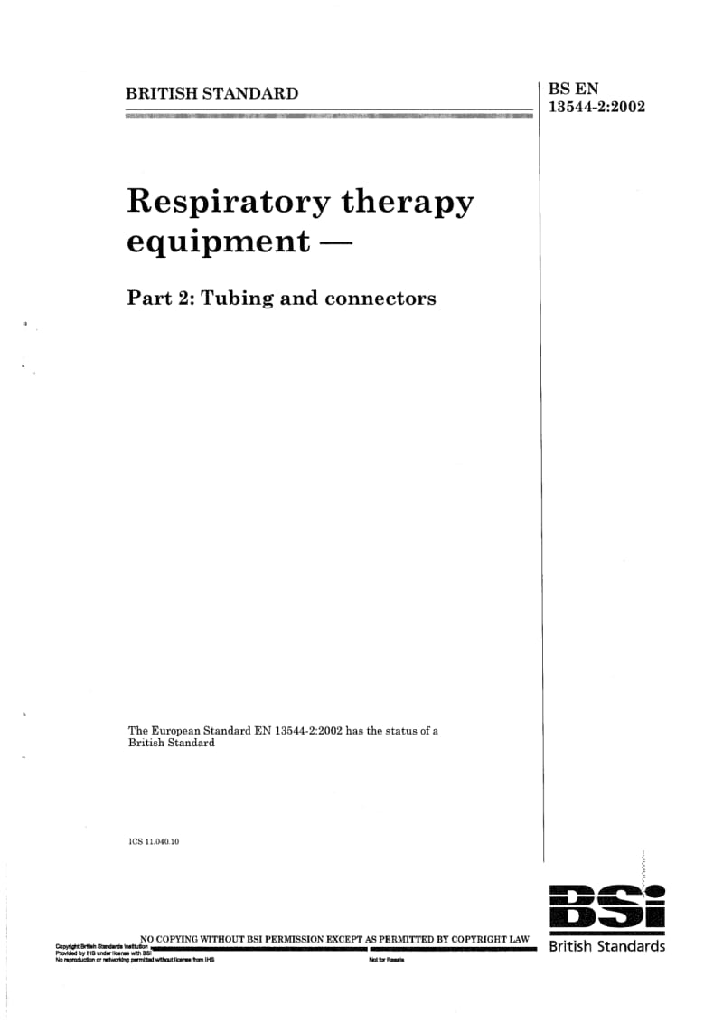 BS EN 13544-2-2002 呼吸治疗设备.管道和连接件1.pdf_第1页