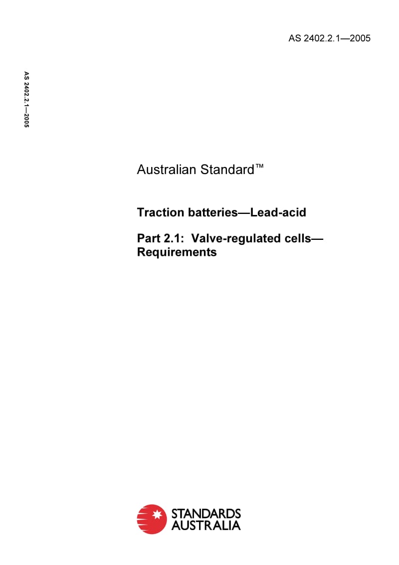 AS 2402-2-1-2005 Traction batteries-Lead-acid.pdf_第1页