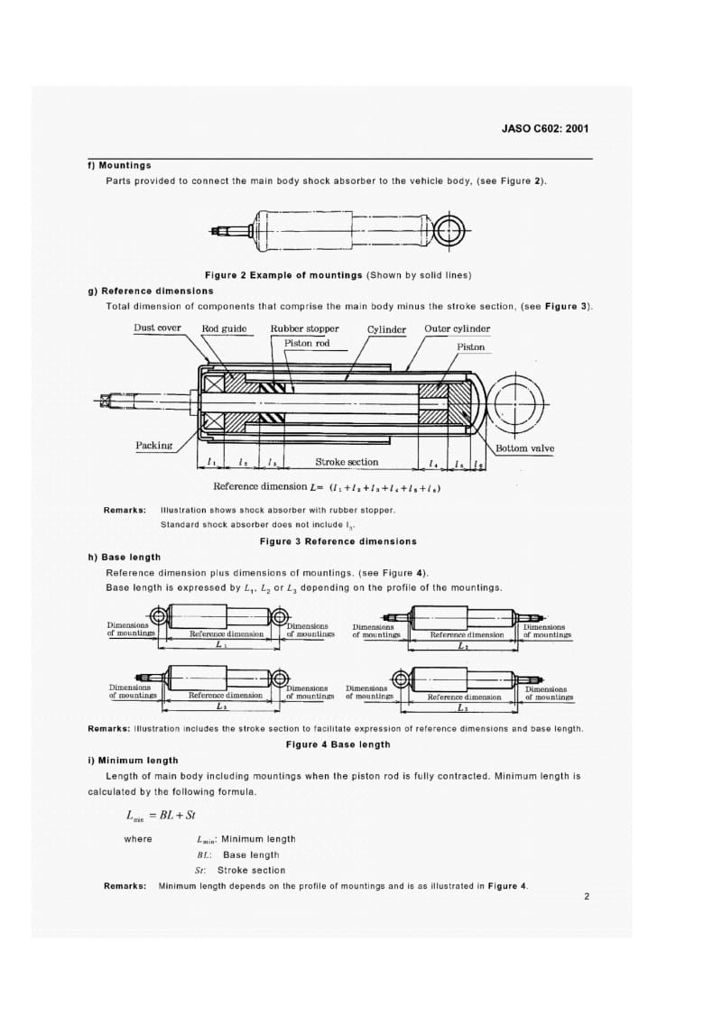 JASO C602-2001 汽车零部件——汽车筒式减振器.pdf_第2页