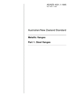 AS NZS 4331.1-1995 金属法兰 - 不锈钢法兰1.pdf