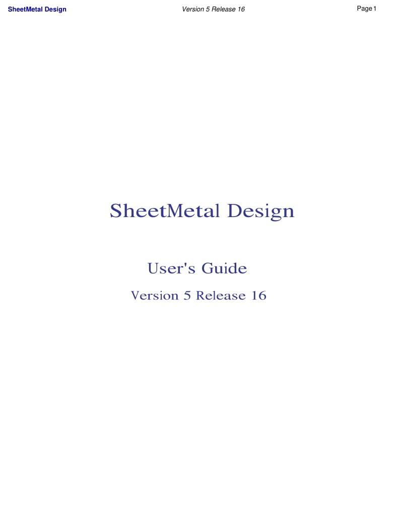 SheetMetal Design_CatiaV5R16.pdf_第1页