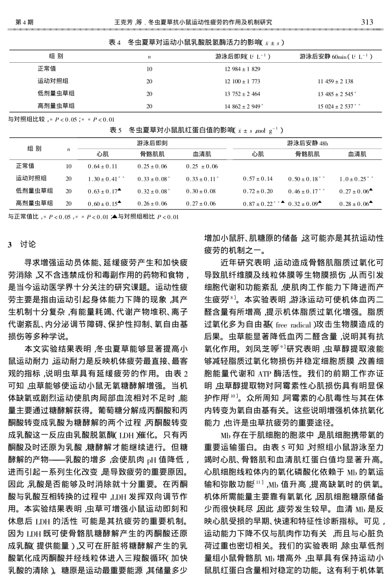 冬虫夏草抗小鼠运动性疲劳的作用及机制研究.pdf_第3页