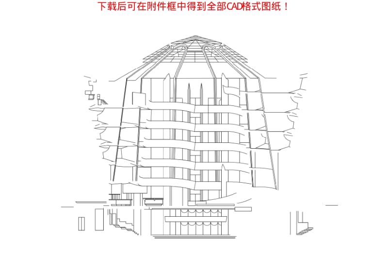 世界著名建筑CAD图纸-古根海姆博物馆.pdf_第1页