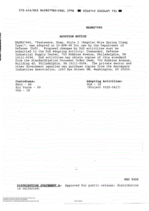 NASM 27980-1998 Fasteners, Snap, Style 2 (regular Wire Spring Clamp Type).pdf