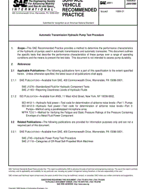 SAE J2311-1999 Automatic Transmission Hydraulic Pump Test Procedure.pdf