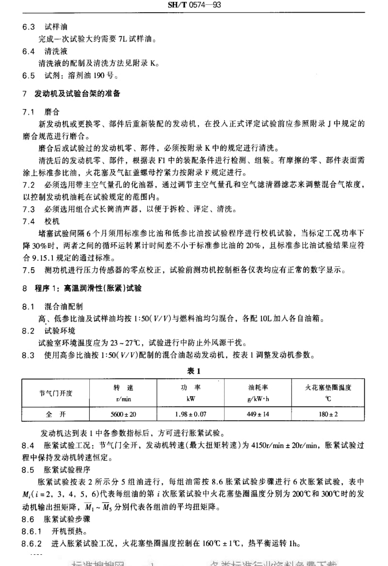 [石油化工标准]-SHT 0574-1993 L-ERA 二冲程汽油机油评定法1.pdf_第3页