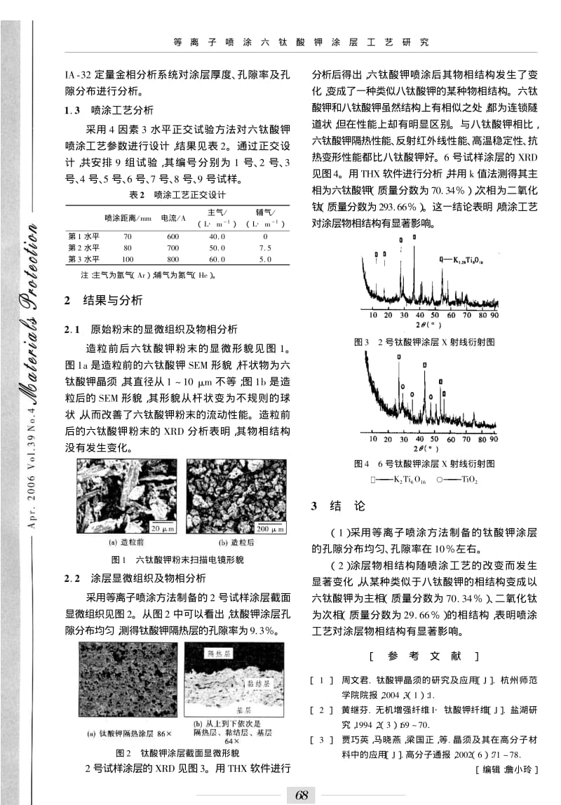 等离子喷涂六钛酸钾涂层工艺研究.pdf_第2页