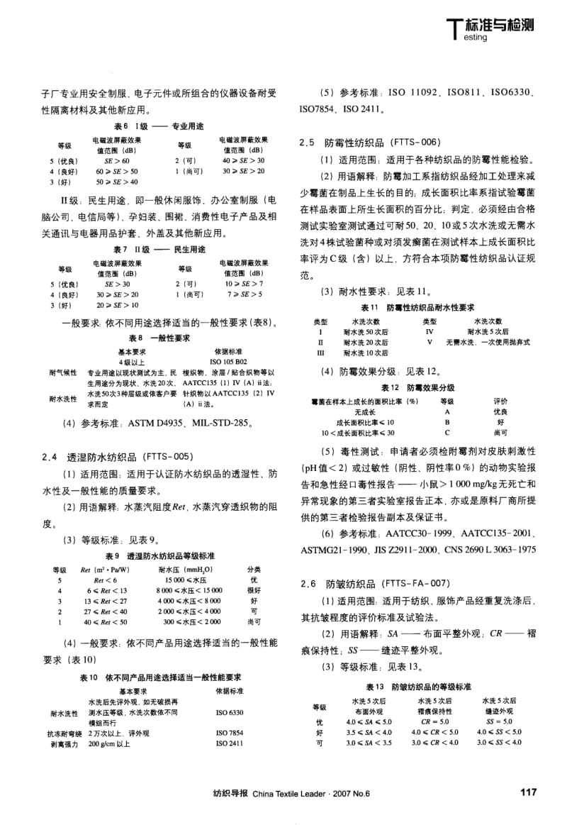 纺织导报-我国台湾功能性纺织品的认证.pdf_第3页