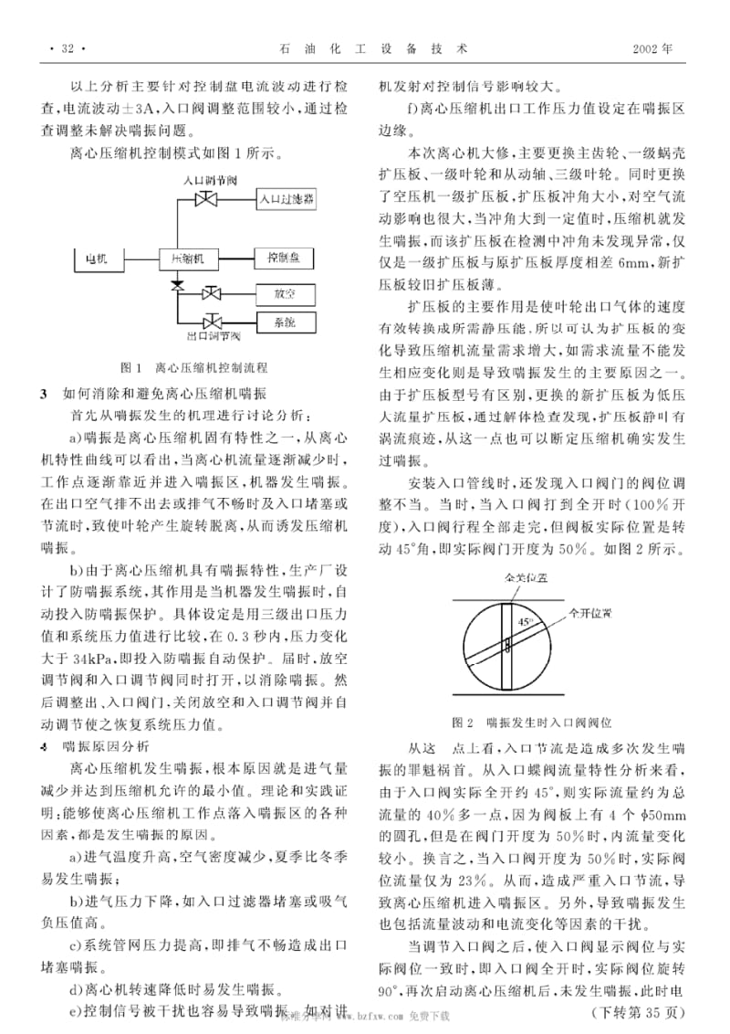 离心式空气压缩机喘振原因分析.pdf_第2页