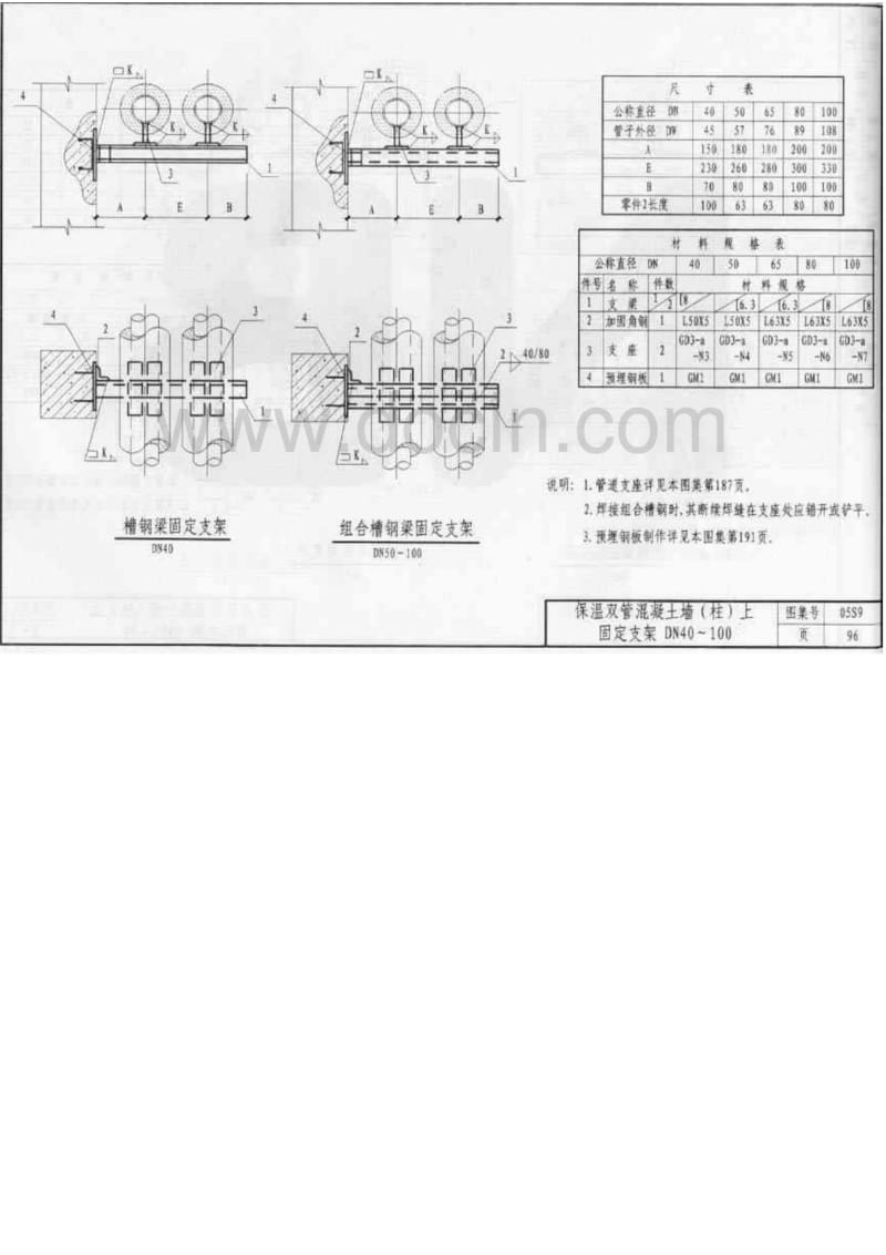 05系列建筑标准设计图集_05S9《管道支架、吊架》 .pdf_第3页