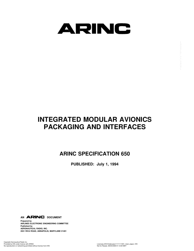 ARINC-650-1994.pdf_第1页