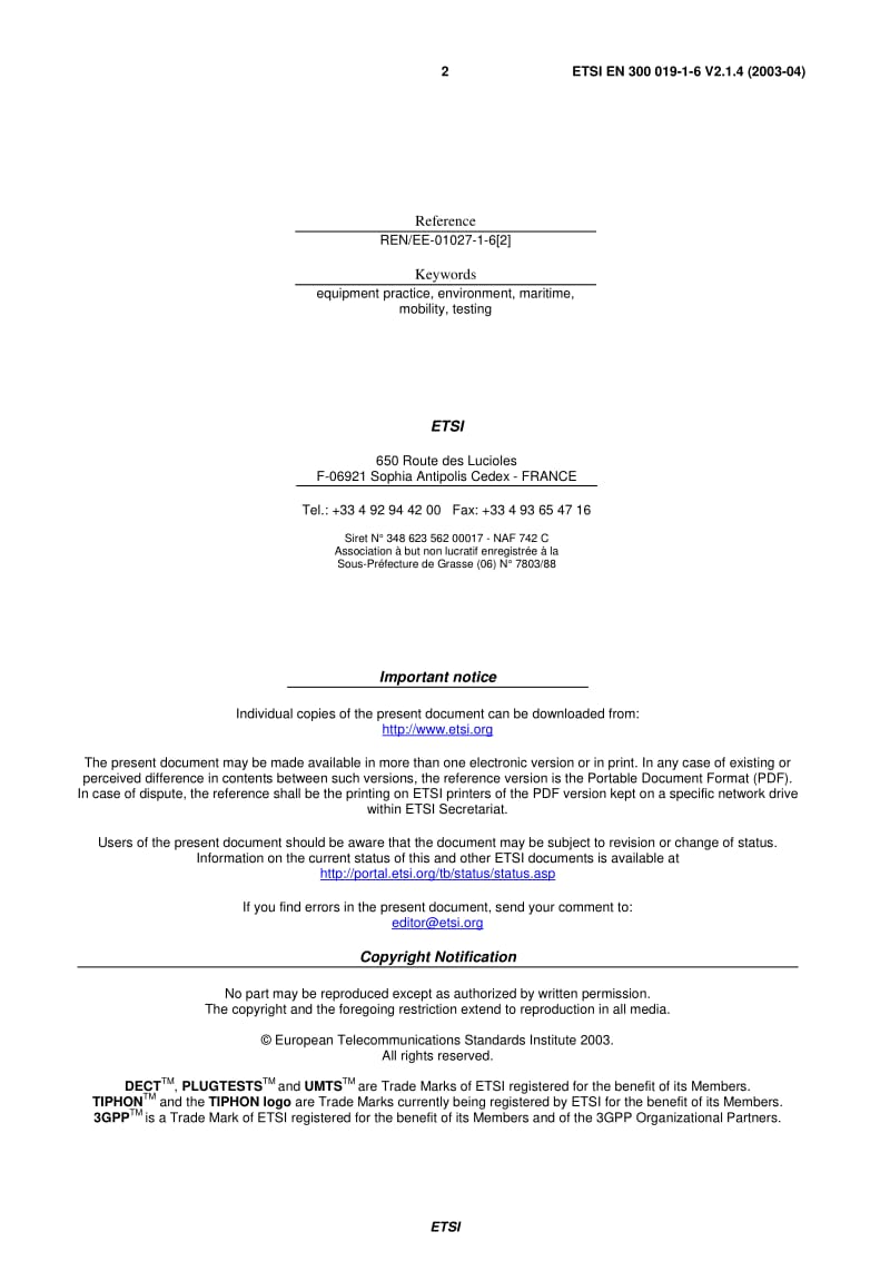 ETSI EN-300-019-1-6-2003.pdf_第2页
