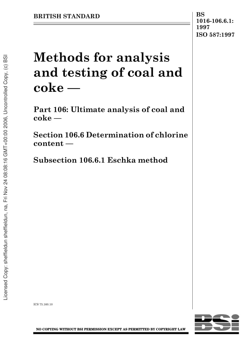 BS 1016-106.6.1-1997 ISO 587-1997.pdf_第1页