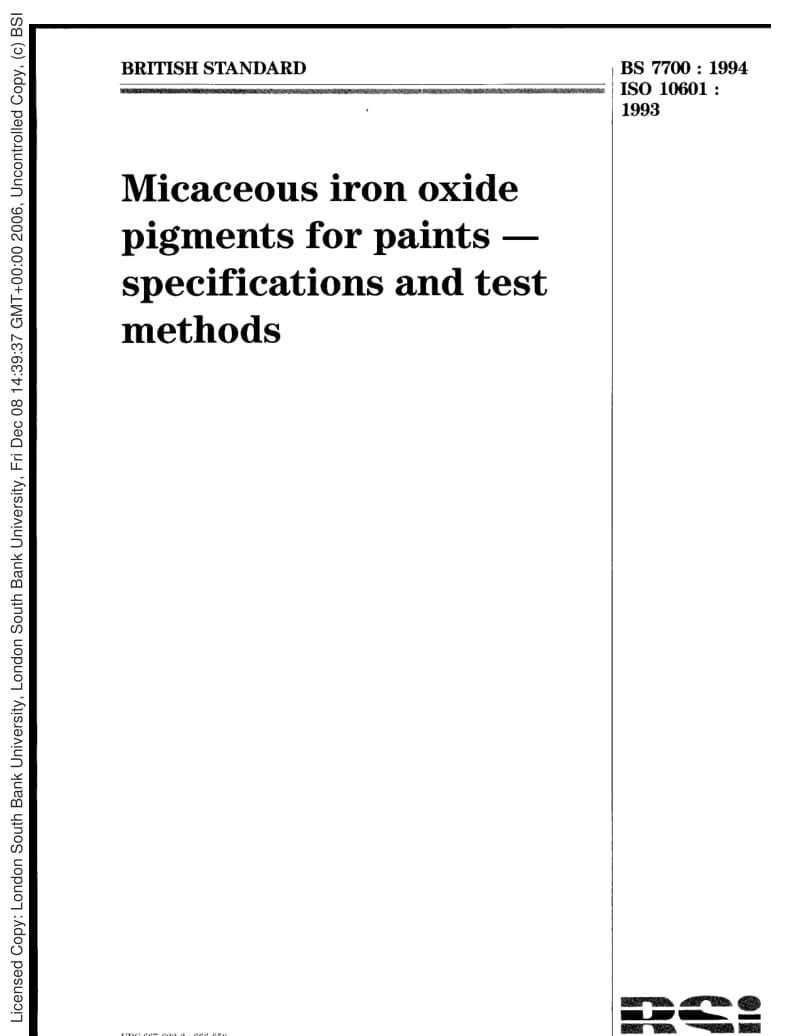 BS-7700-1994 ISO-10601-1993.pdf_第1页