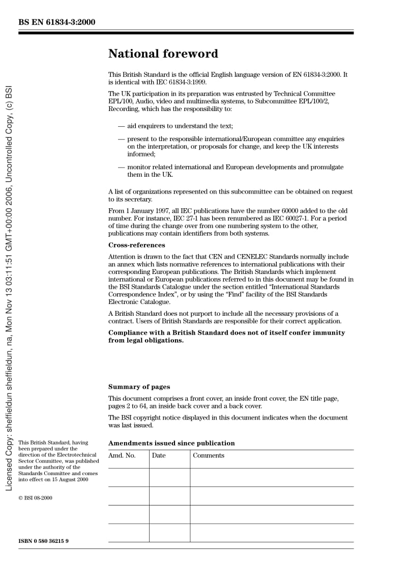 BS-EN-61834-3-2000 IEC-61834-3-1999.pdf_第2页