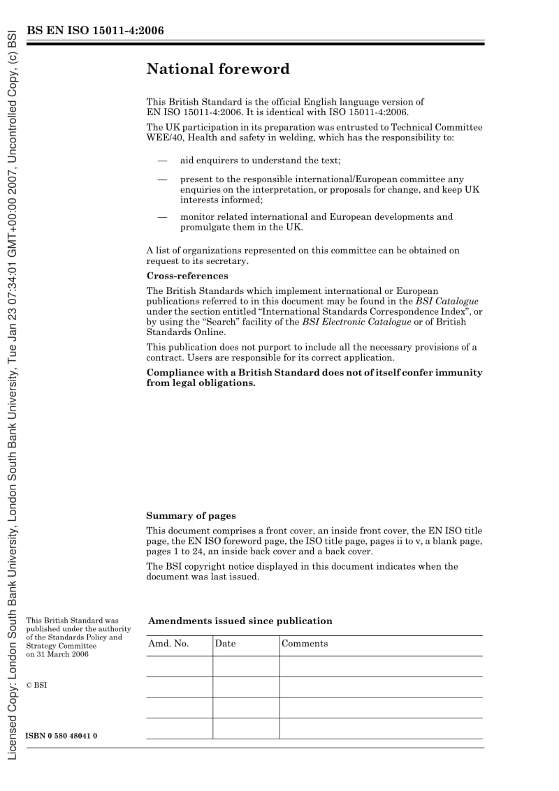 BS-EN-ISO-15011-4-2006 lab method for sampling fume and gases.pdf_第2页