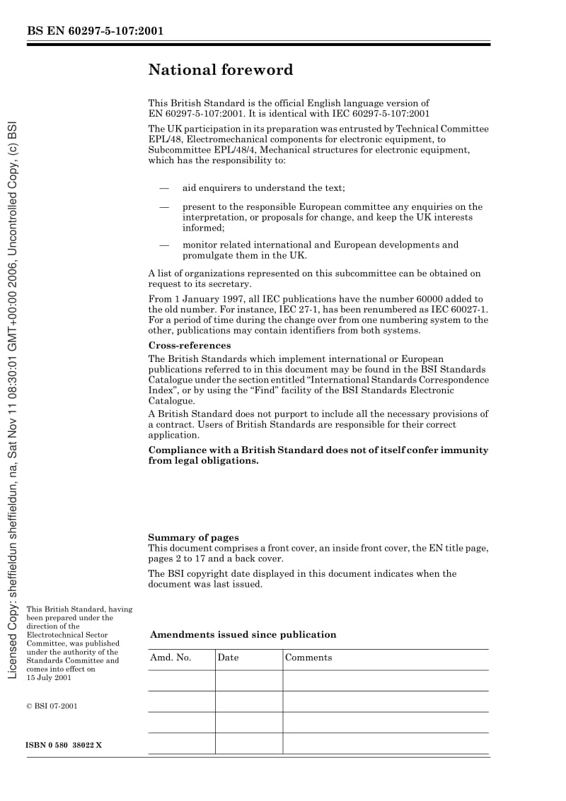 BS-EN-60297-5-107-2001 IEC-60297-5-107-2001.pdf_第2页