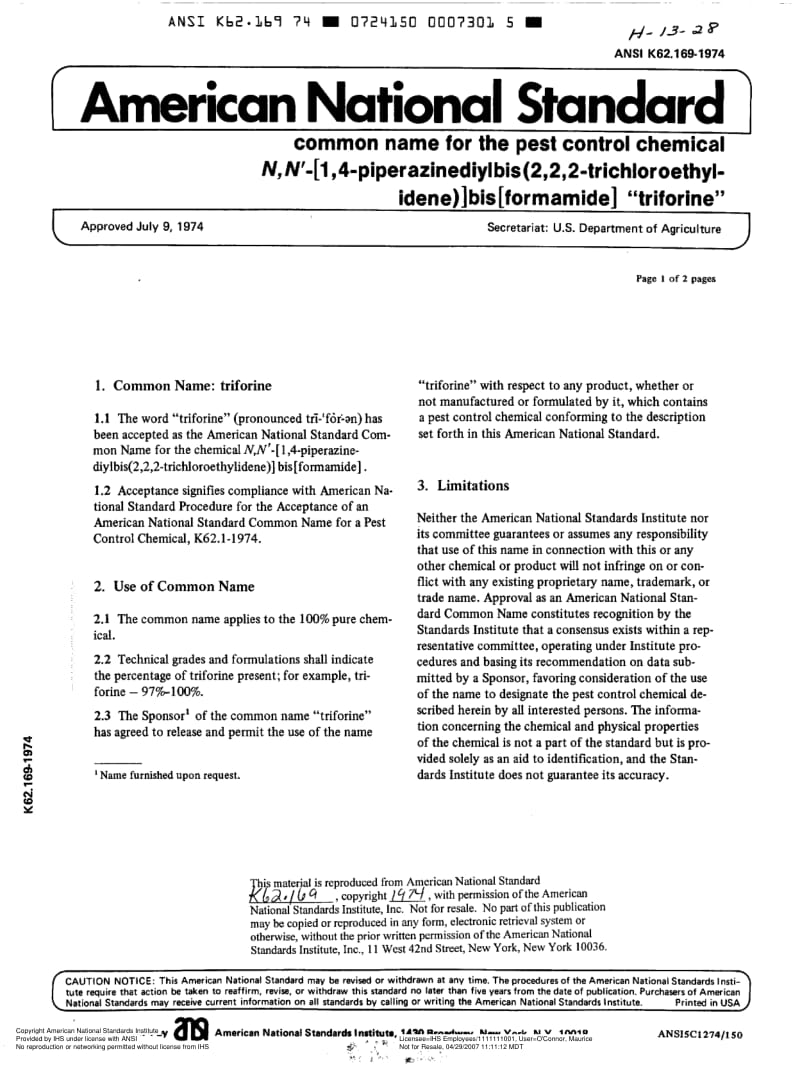 ANSI-K62.169-1974-R1997.pdf_第1页